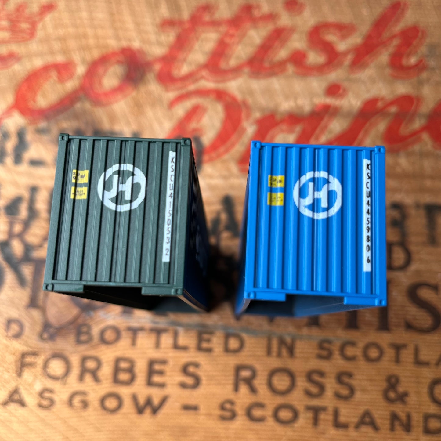 【USA vintage】ATHEARN 5743 40 FT CONTAINER 2-PACK HANJIN
