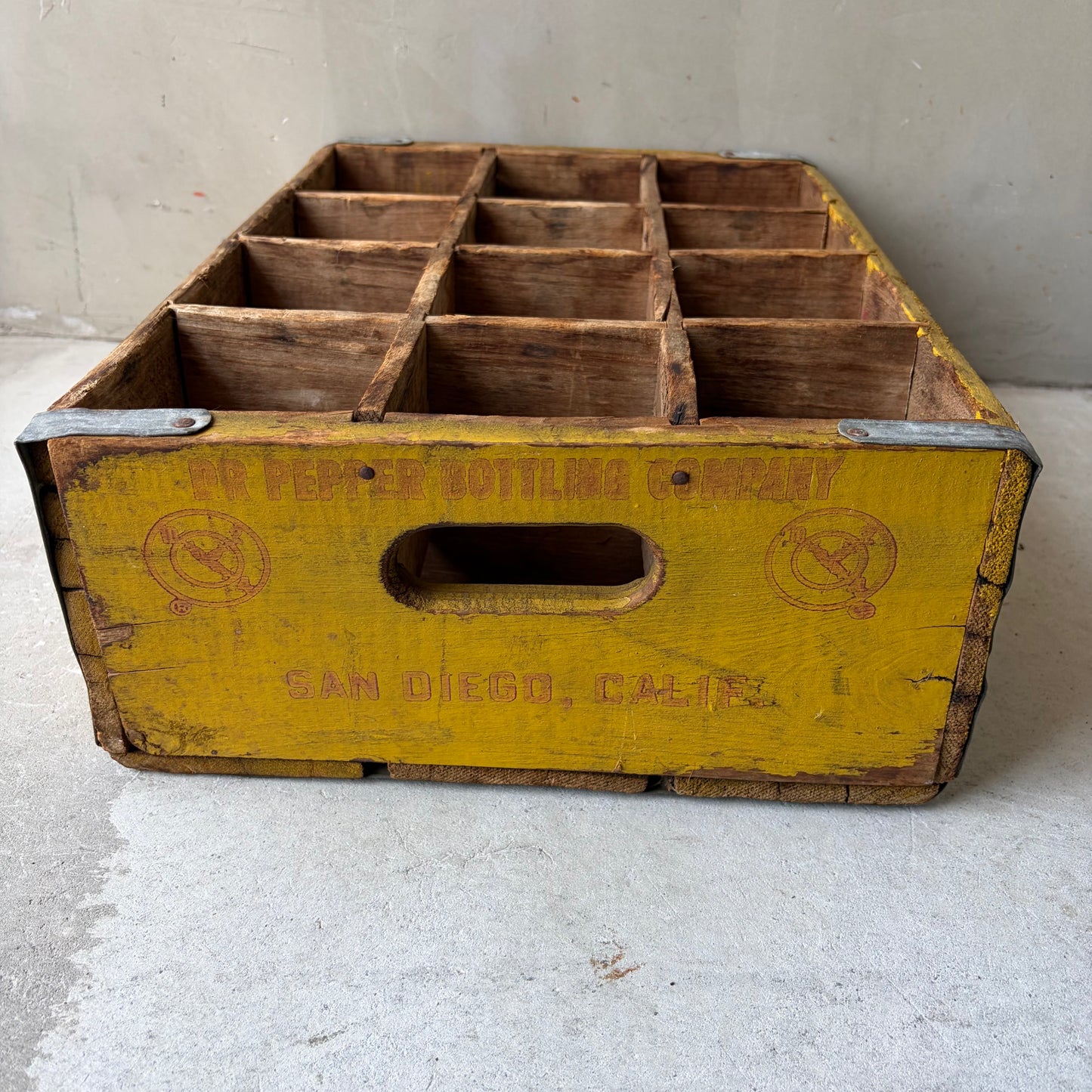 【USA vintage】Dr. Pepper Wooden Crate