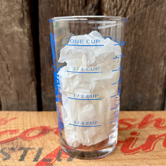 【USA vintage】Bryan's Cleaners & Dyers Glass