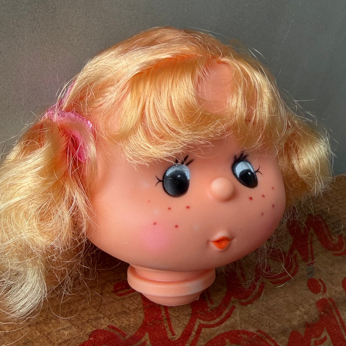 【USA vintage】Doll head Girl Blonde
