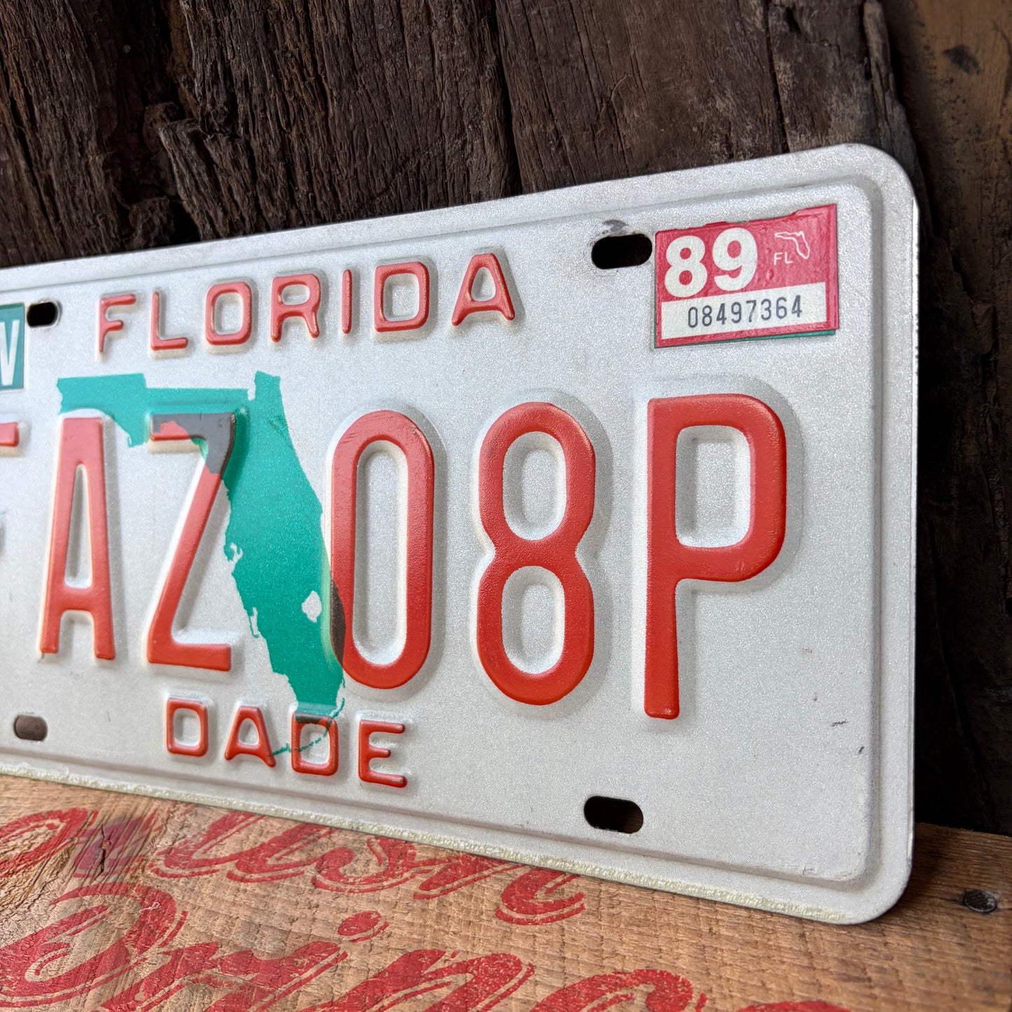 【USA vintage】1980 Florida Number Plate
