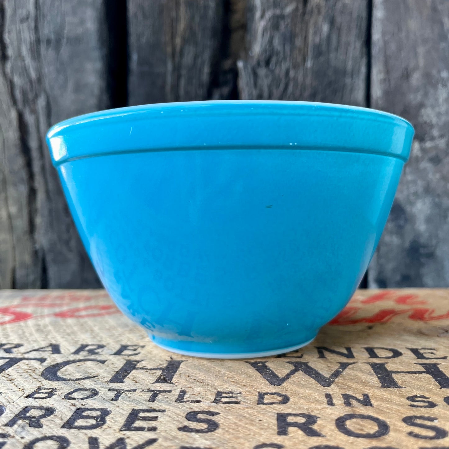【USA 60s】Old PYREX Mixing Bowl Blue