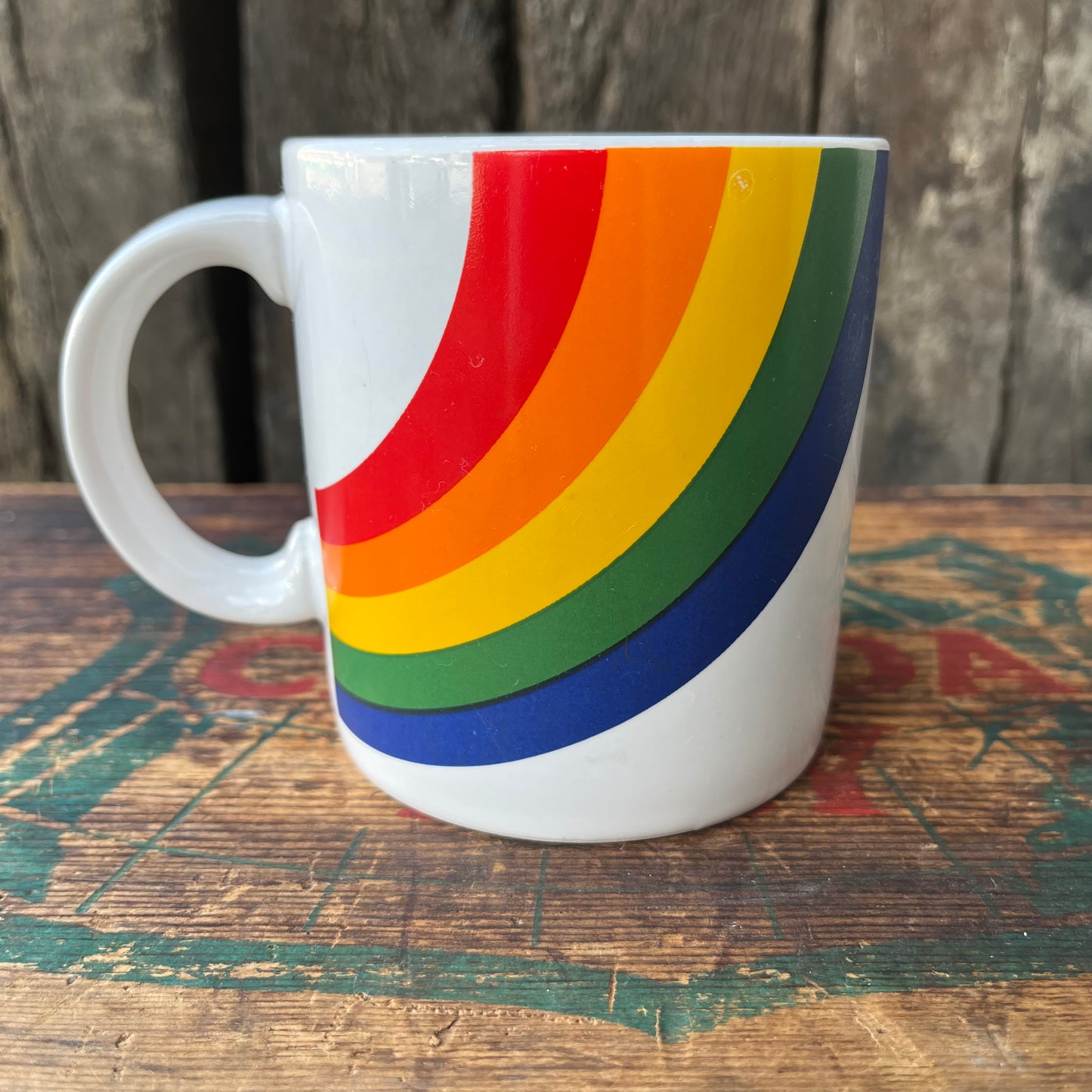 【USA vintage】’84 F.T.D.A. Rainbow Mug