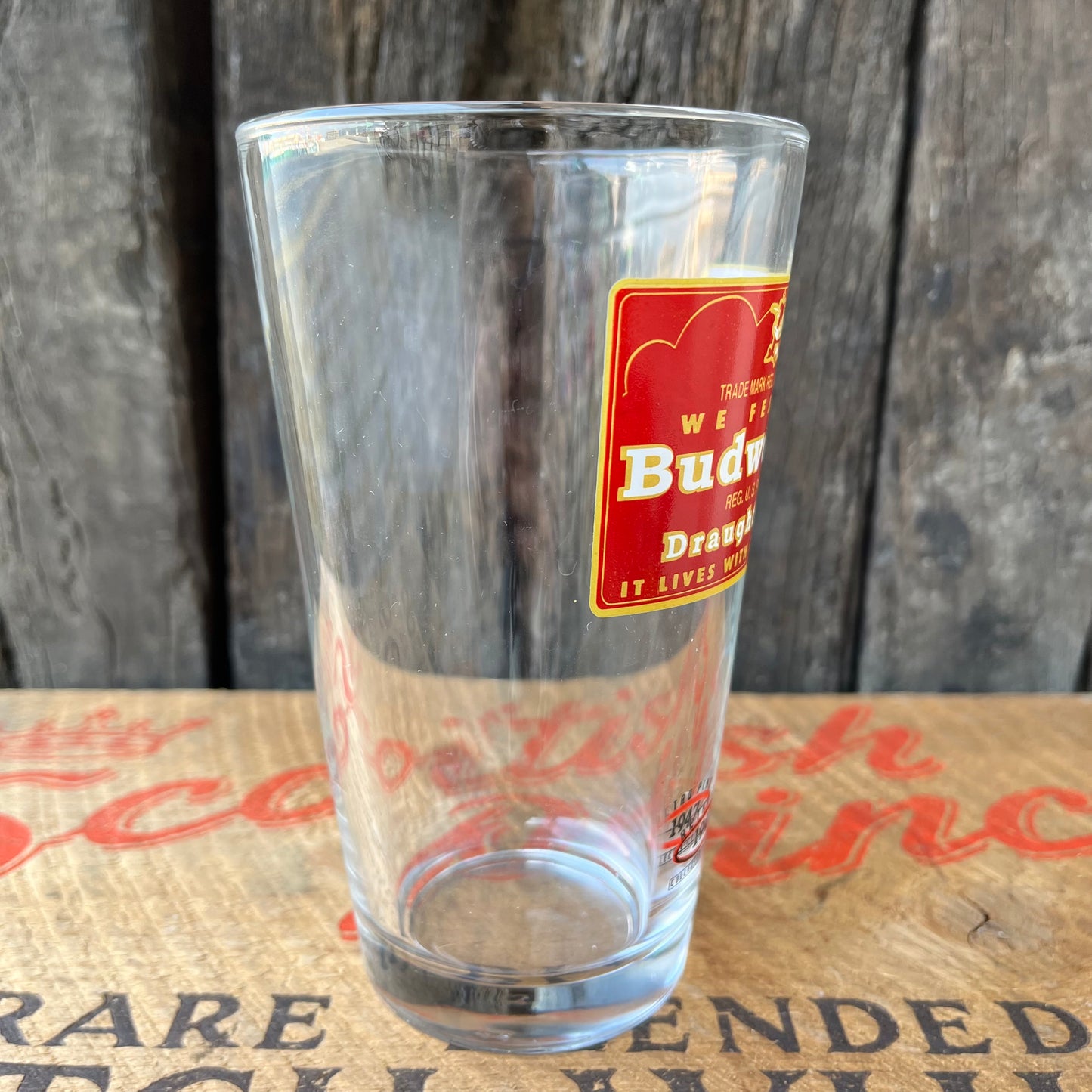 【USA vintage】Budweiser Beer Glass 1947