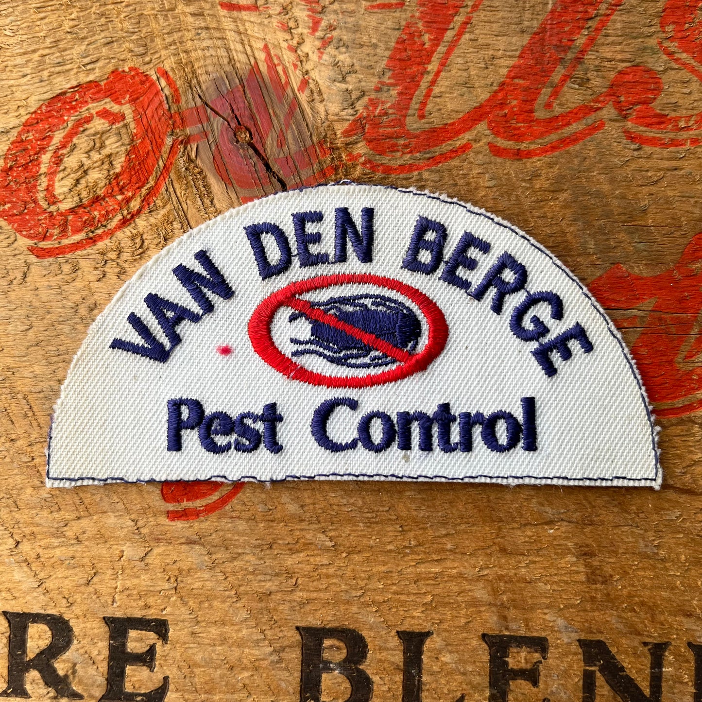 【USA vintage】VAN DEN BERGE Patch