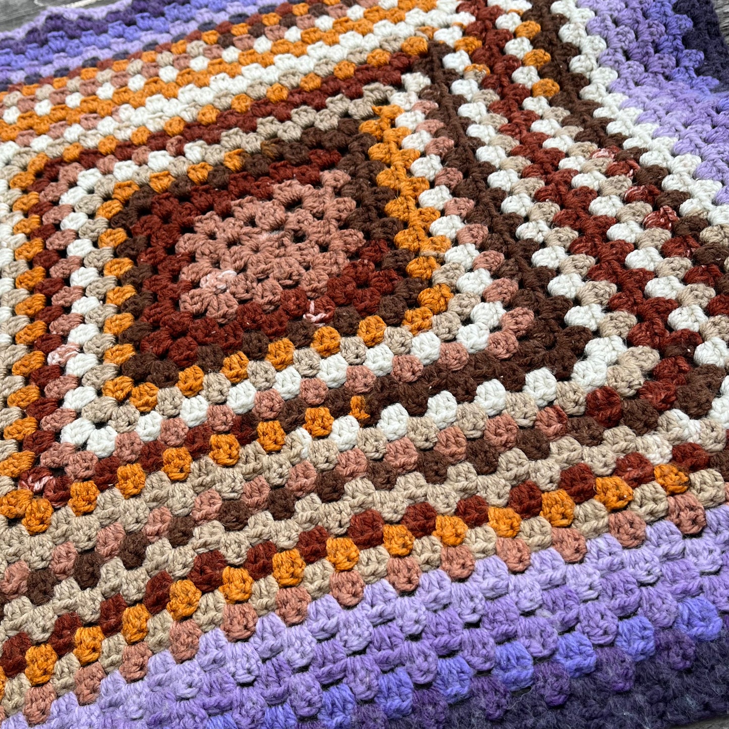 【USA vintage】Granny Blanket Square