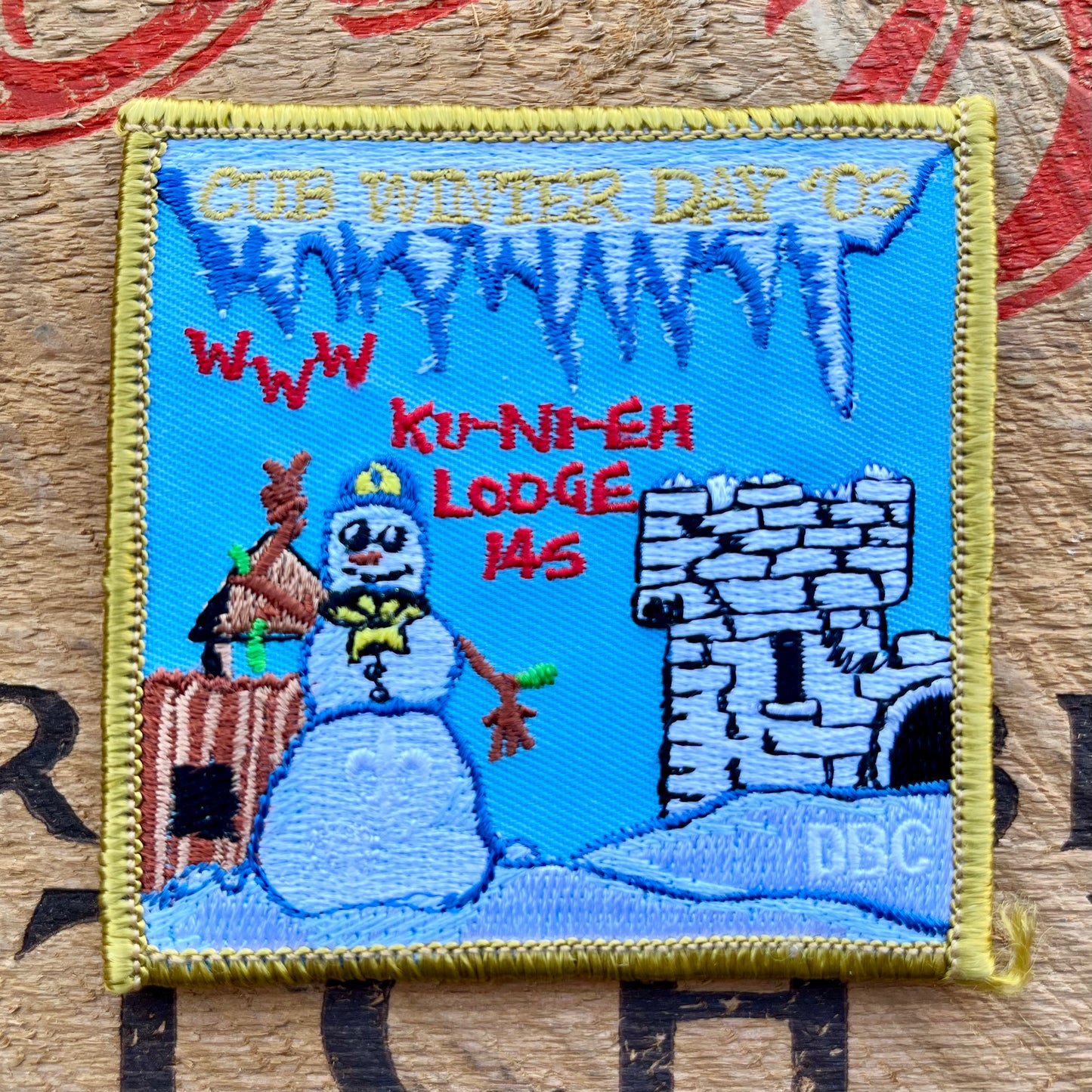 【USA vintage】Boy Scout Patch KU-NI-EH LODGE