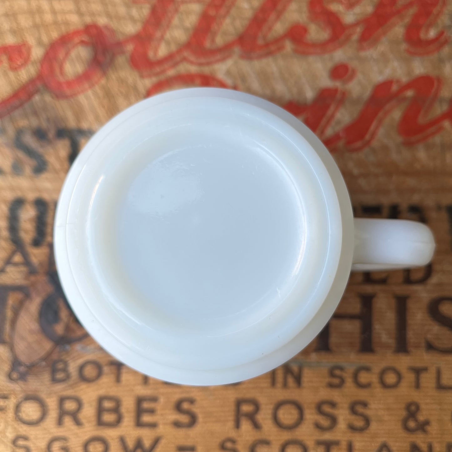 【USA vintage】Glasbake Baseball Mug Cup