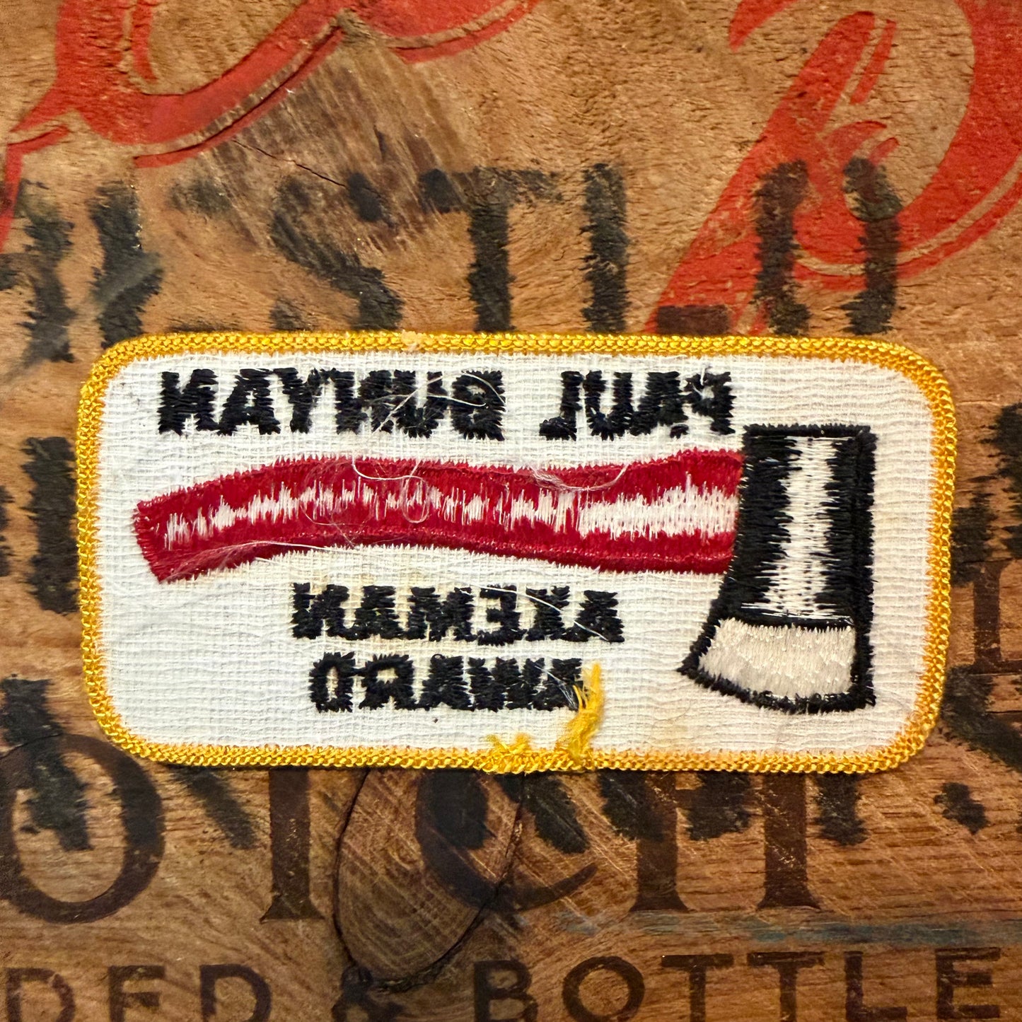 【USA vintage】Boy Scout Paul Bunyan Axeman Award Patch
