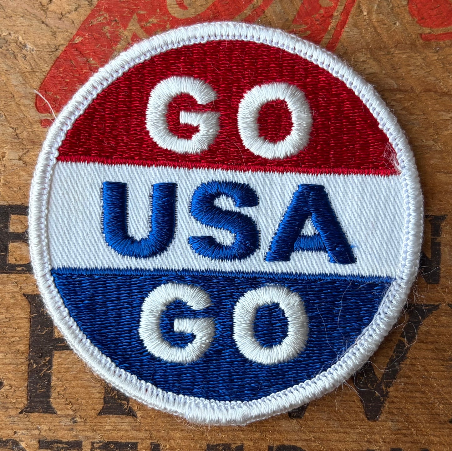 【USA vintage】GO USA GO Patch