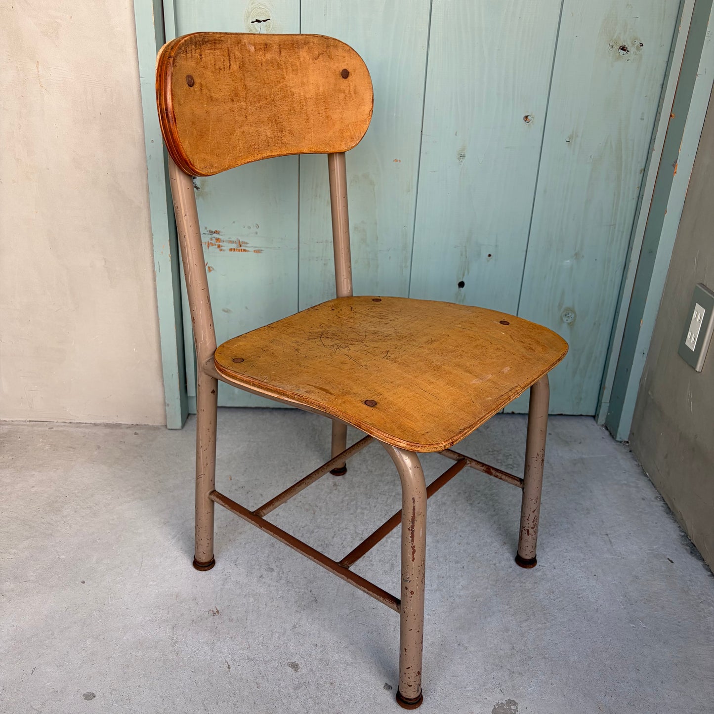 【USA vintage】NORCOR Manufacturing Company, Inc. School Chair ②