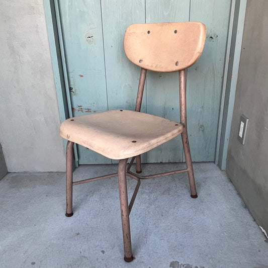 【USA vintage】60-70’s School Chair Ivory