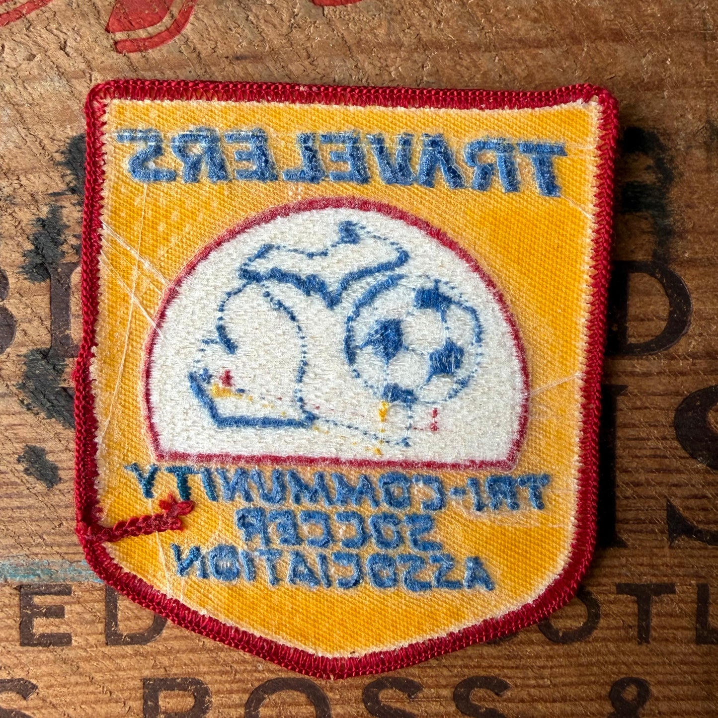 【USA vintage】TRAVELERS Soccer Patch