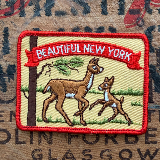 【USA vintage】Beautiful New York Patch
