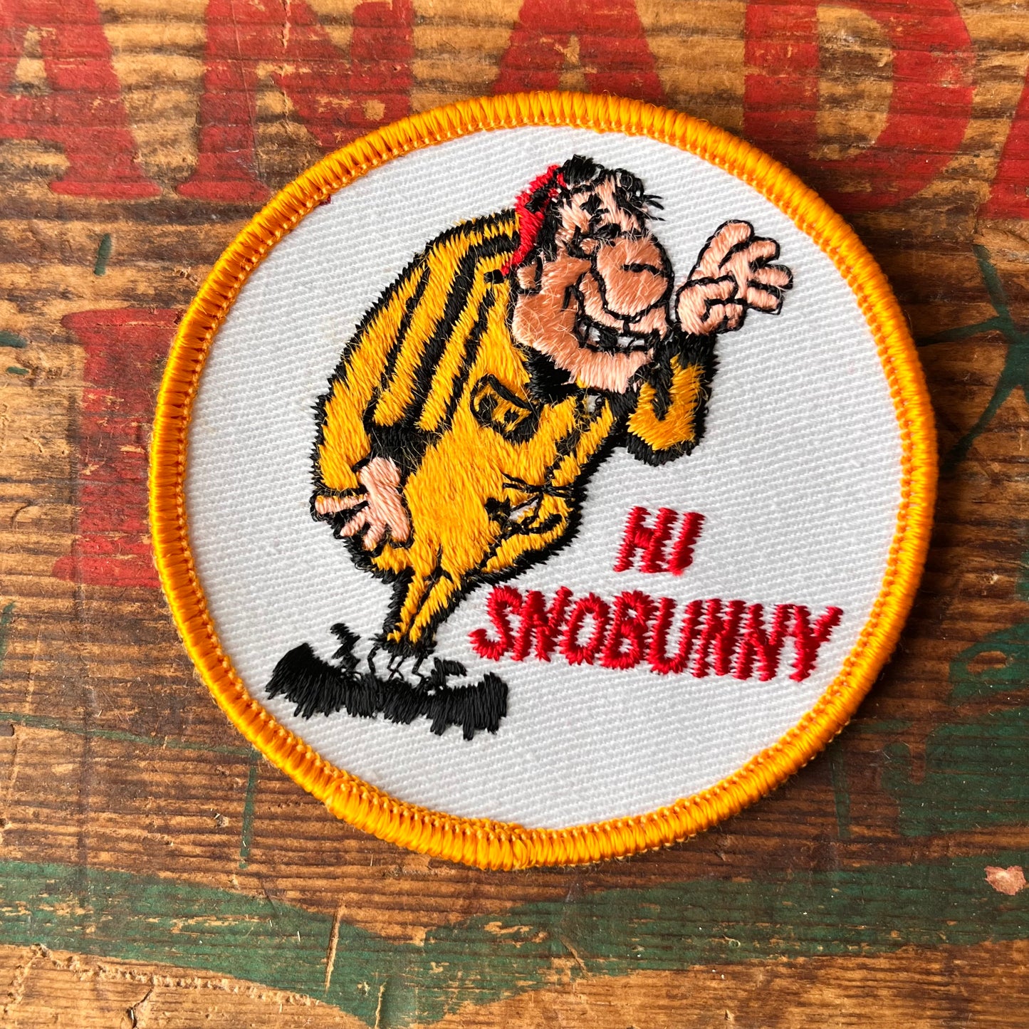 【USA vintage】ワッペン　HI SNOBUNNY