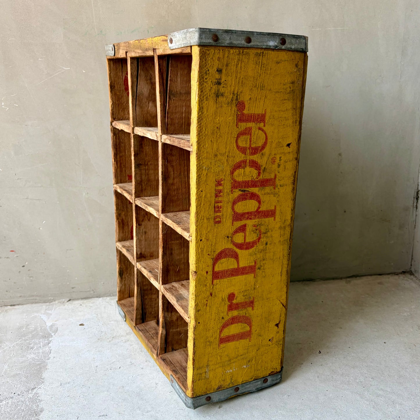 【USA vintage】Dr. Pepper Wooden Crate