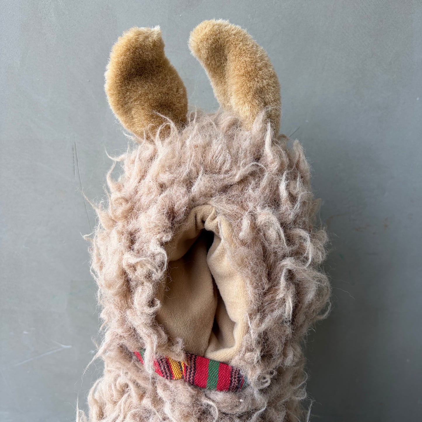 【USA vintage】Folkmanis, Inc. Llama Puppet
