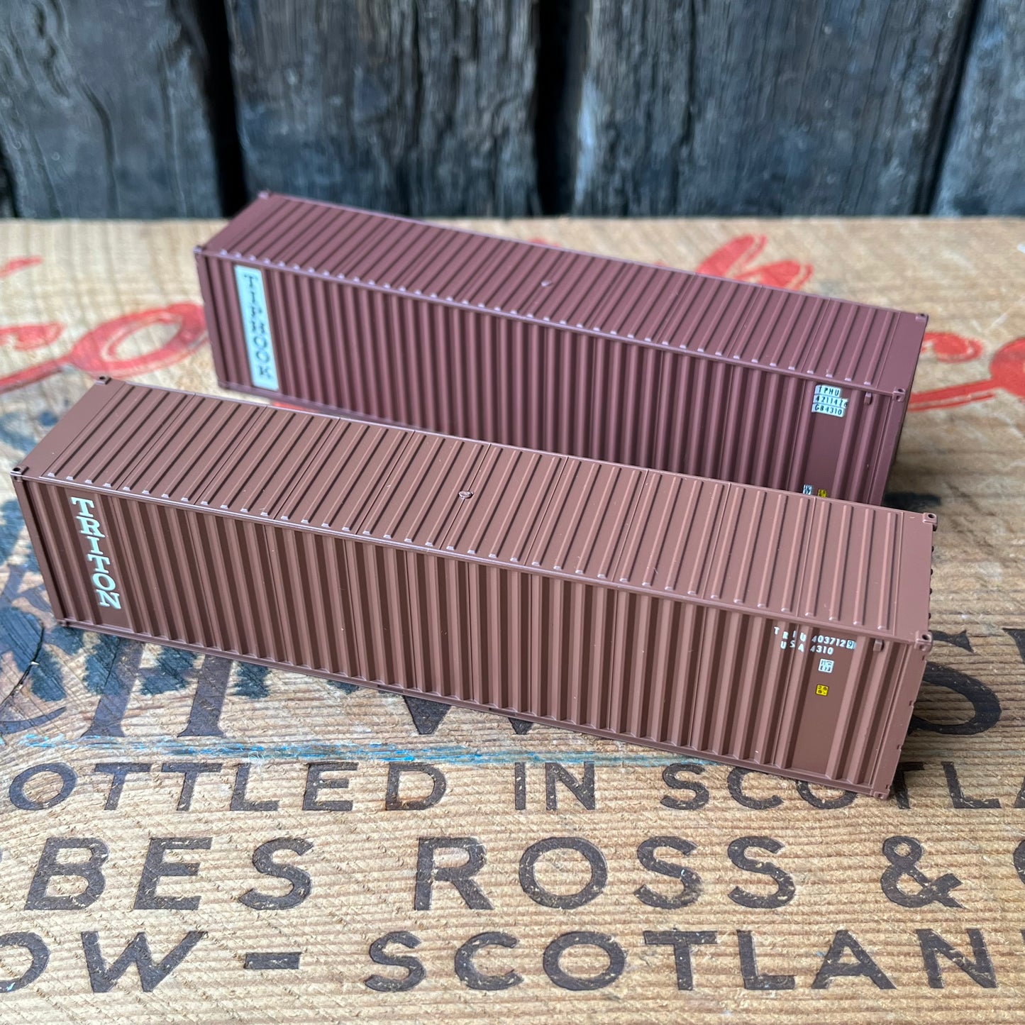 【USA vintage】ATHEARN 5746 40FT CONTAINER TIP HOOK TRITON