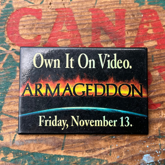 【USA】映画　缶バッジ　ARMAGRDDON