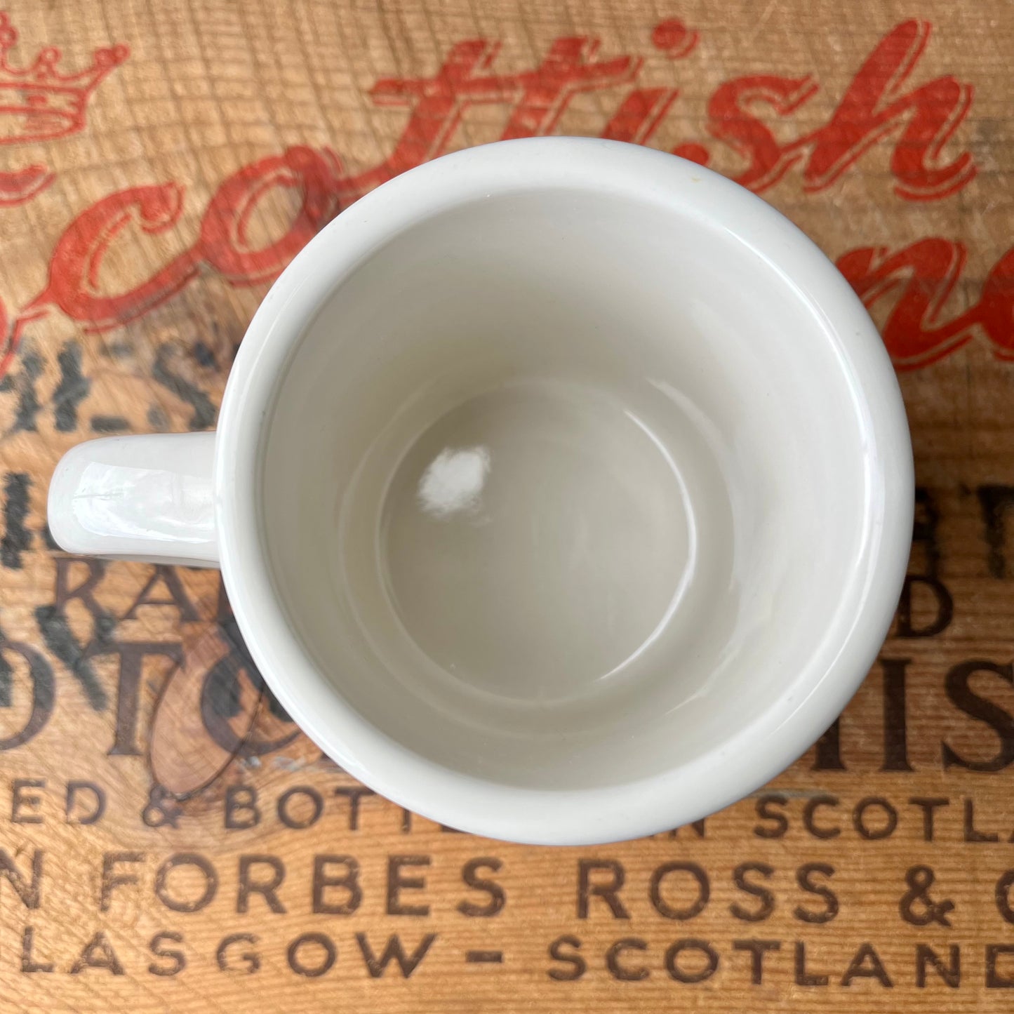 【USA vintage】Perry's Cafe  Advertisement Mug Cup