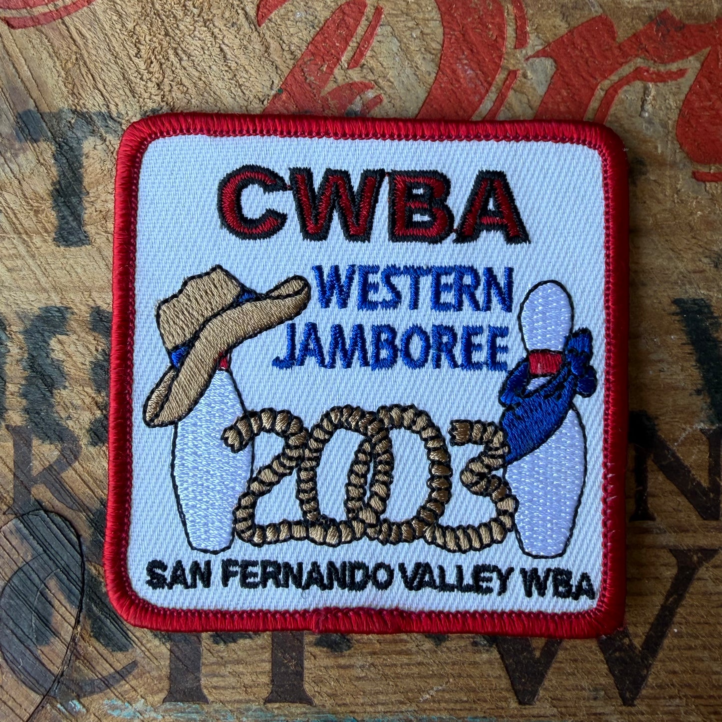 【USA vintage】CWBA WESTERN JAMBOREE Patch