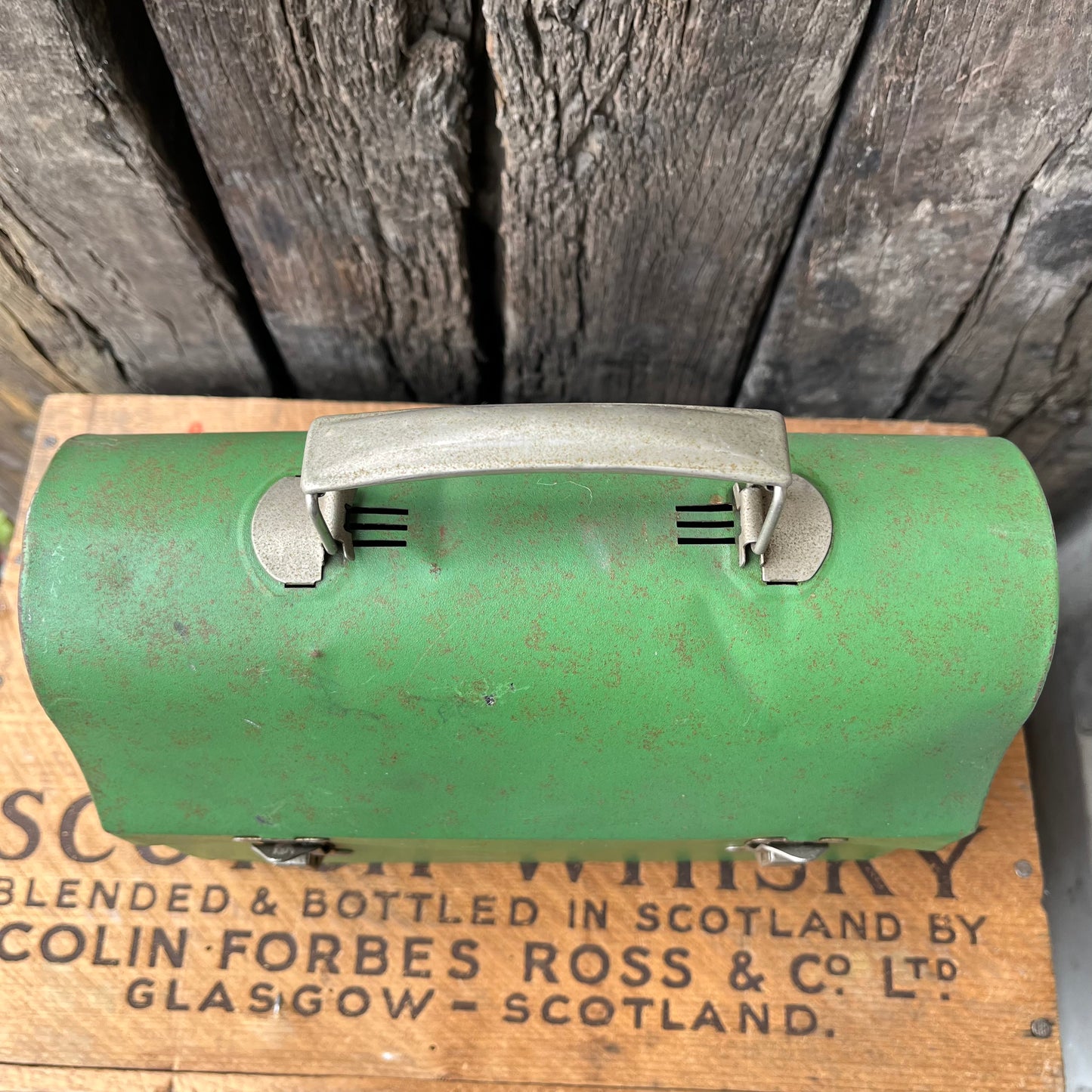 【USA vintage】1940's American Thermos Bottle Co Lunch Box