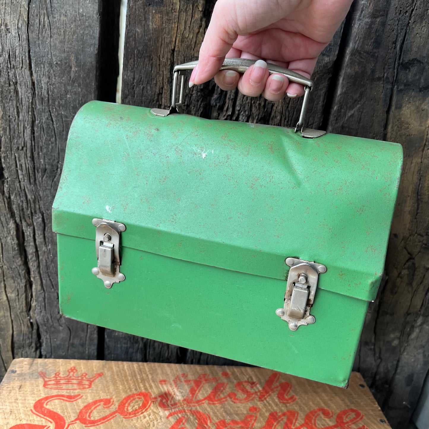 【USA vintage】1940's American Thermos Bottle Co Lunch Box