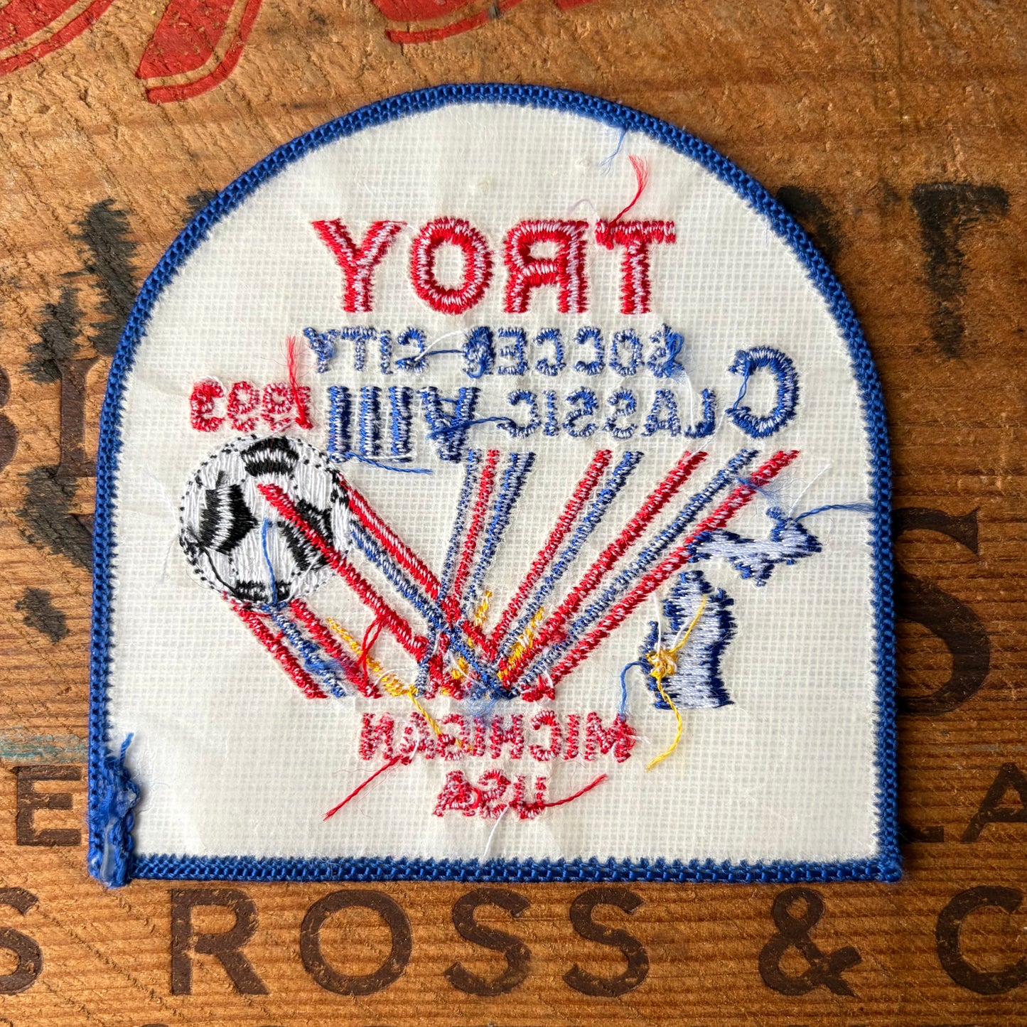 【USA vintage】TROY SOCCER CITY CLASSIC VIII Patch