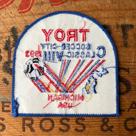 【USA vintage】TROY SOCCER CITY CLASSIC VIII Patch