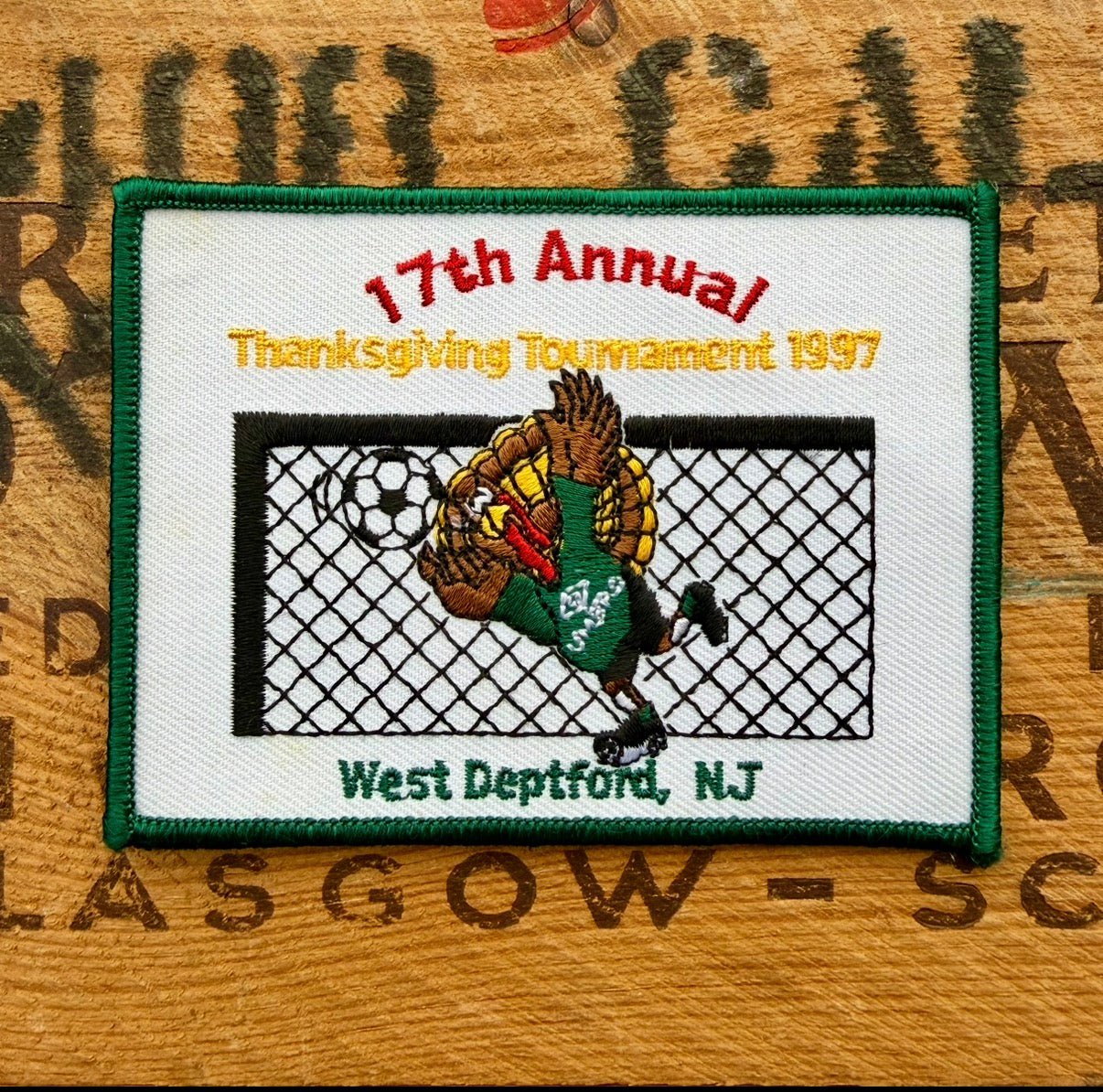 【USA vintage】Thanksgiving Soccer Tournament Patch