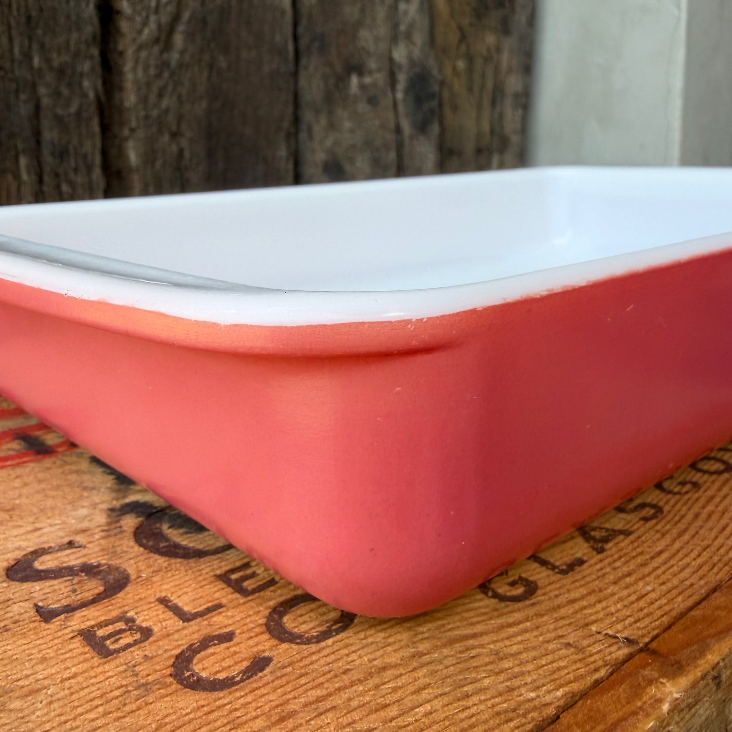 【USA vintage】PYREX Casserole pink flamingo