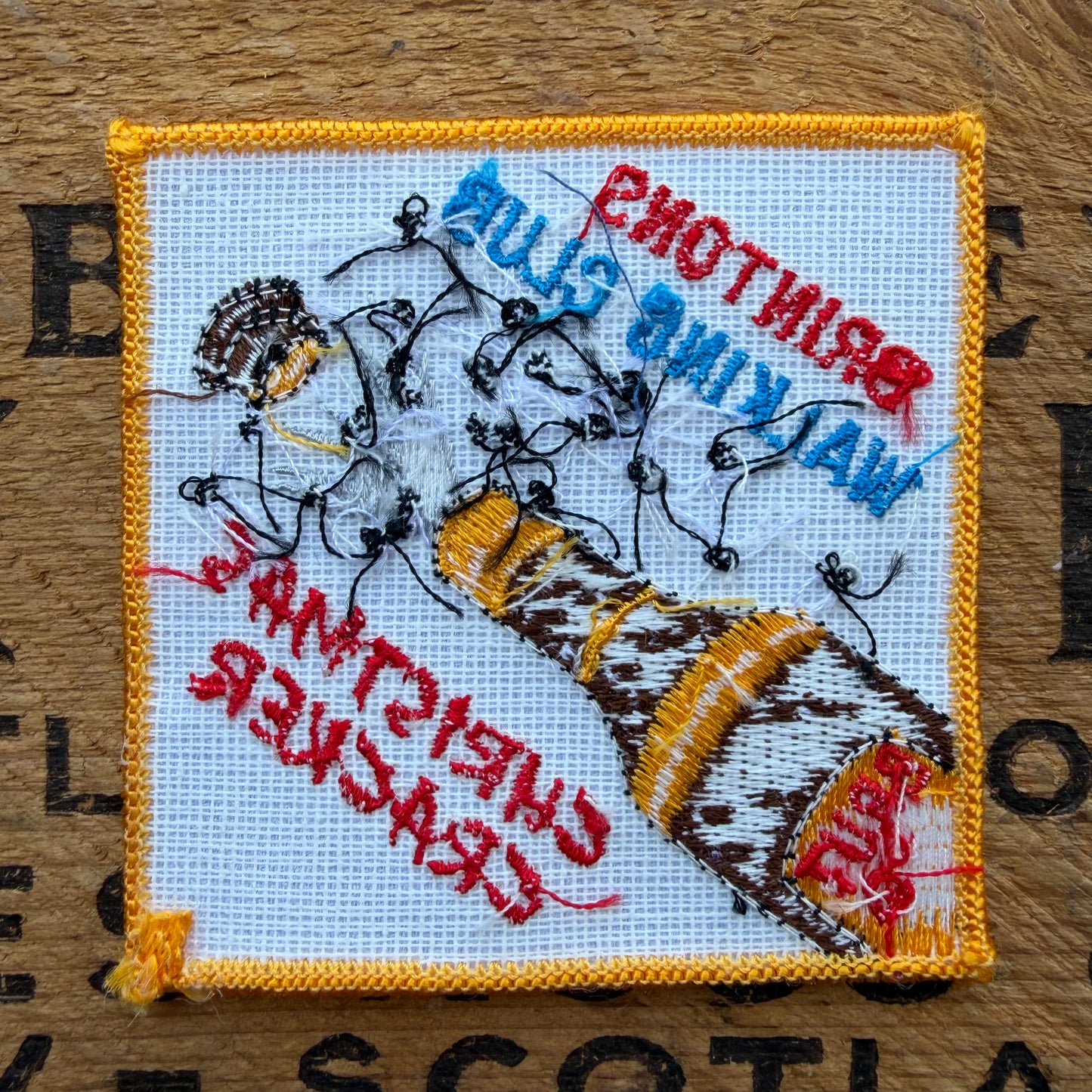 【USA vintage】BRINTONS WALKING CLUB Patcn
