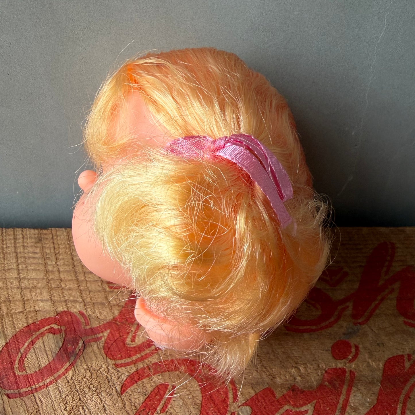 【USA vintage】Doll head Girl Blonde