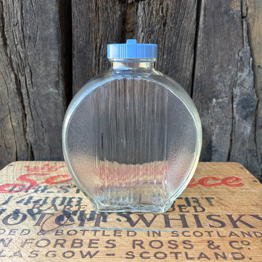 【USA vintage】Flat Glass Bottle