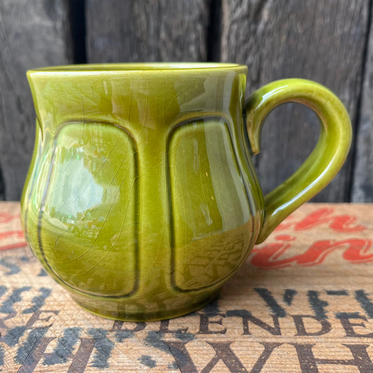 【USA vintage】Los Angeles Pottery Green Mug