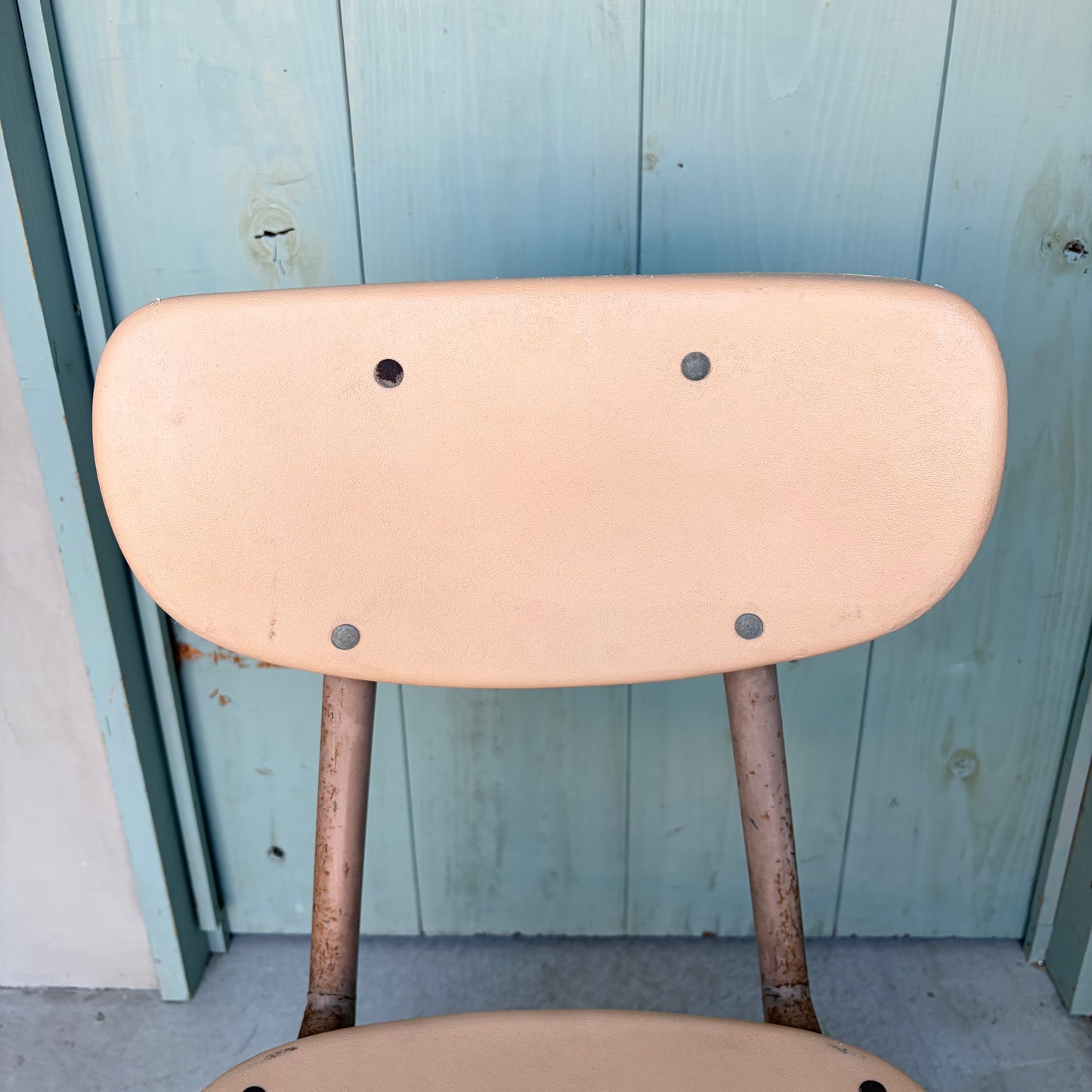 【USA vintage】60-70’s School Chair Ivory ②