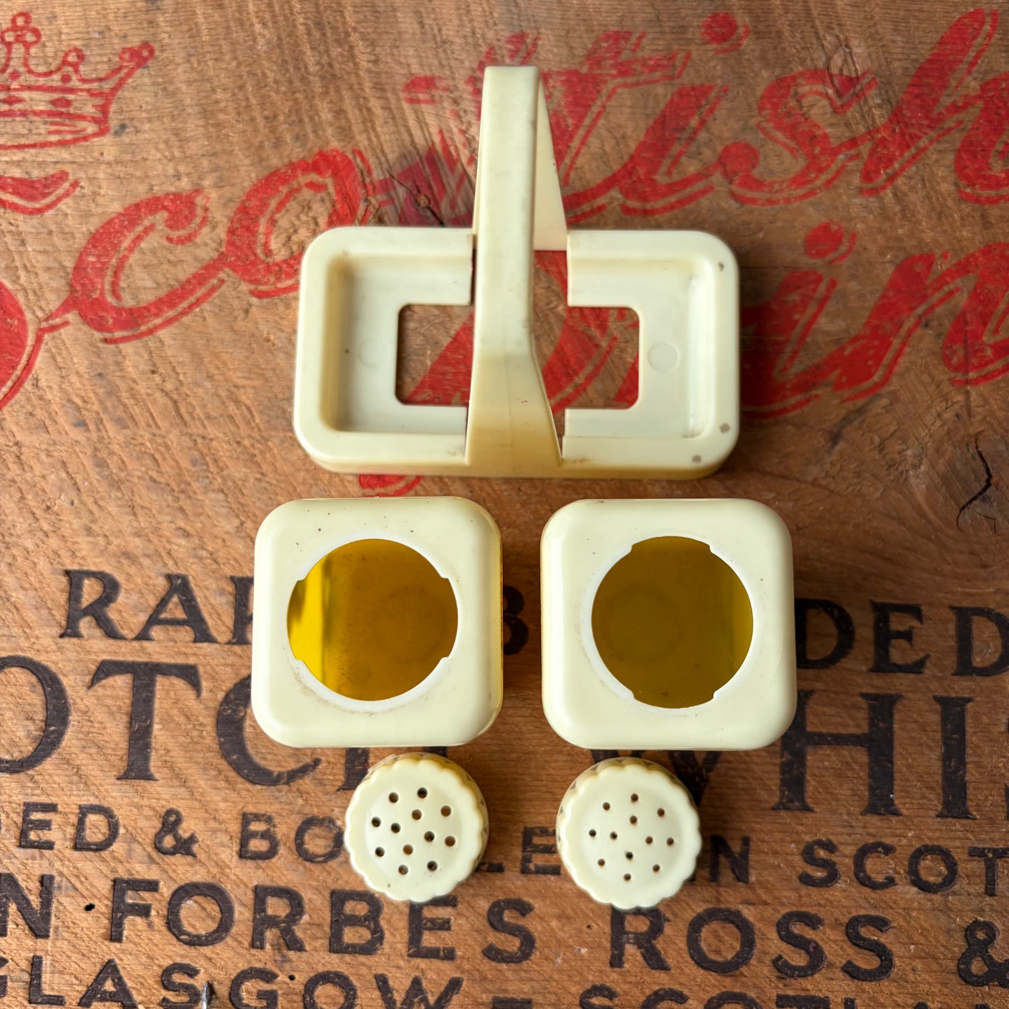 【USA vintage】Lustro-Ware Salt & Pepper