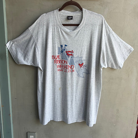 【USA vintage】90s BLUE RIBBON WEEKEND T Shirt