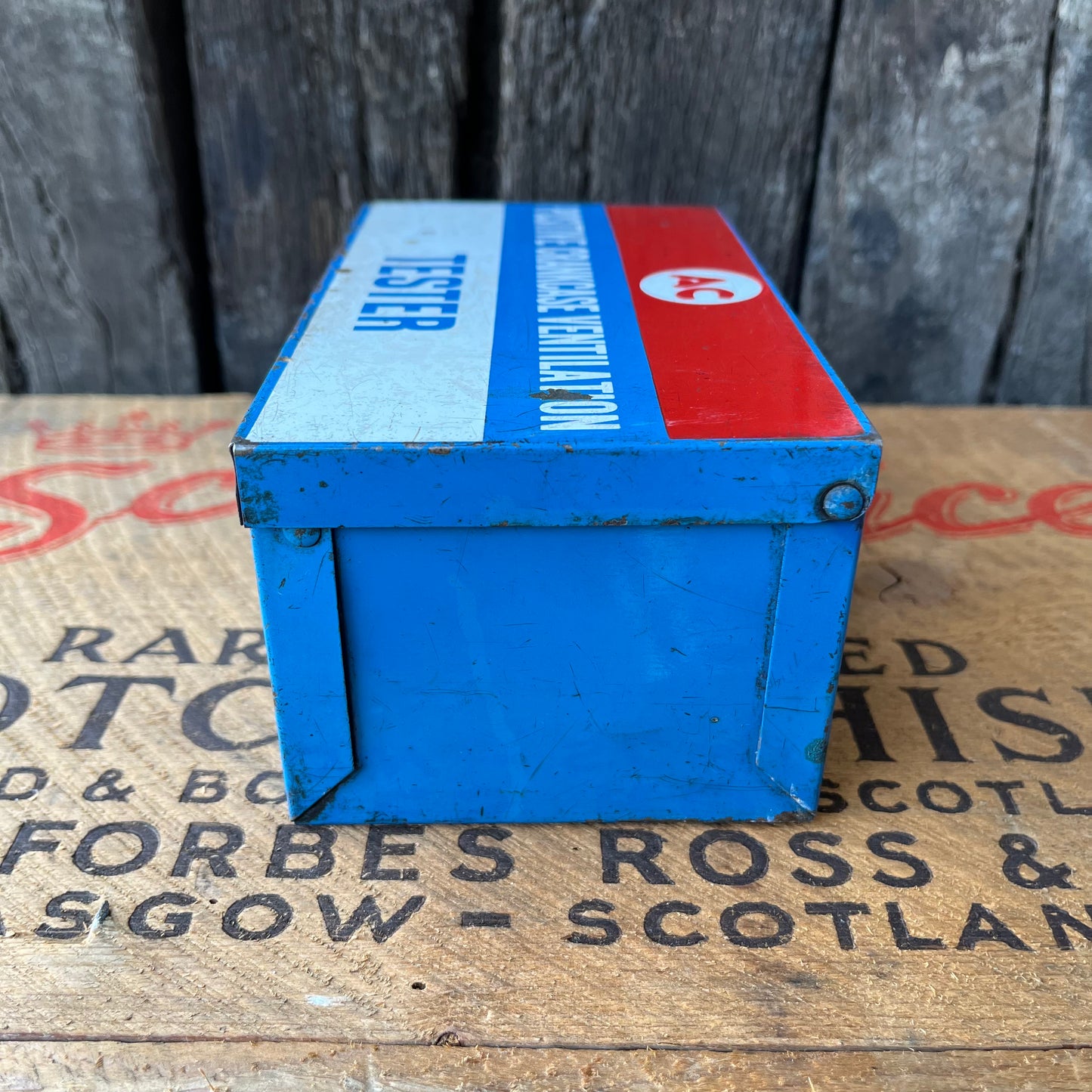 【USA vintage】30s AC POSITIVE CRANKCASE VENTILATION TESTER Toolbox