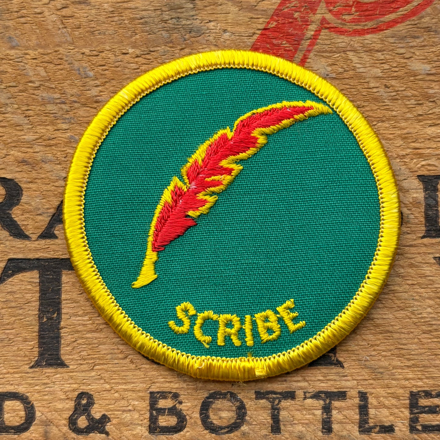 【USA vintage】Boy Scout SCRIBE Patch