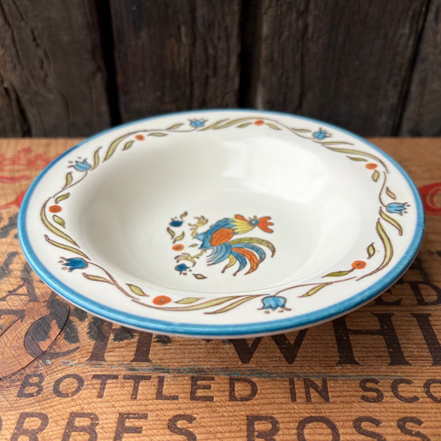 【USA vintage】Metlox Poppytrail California ROOSTER Small Plate