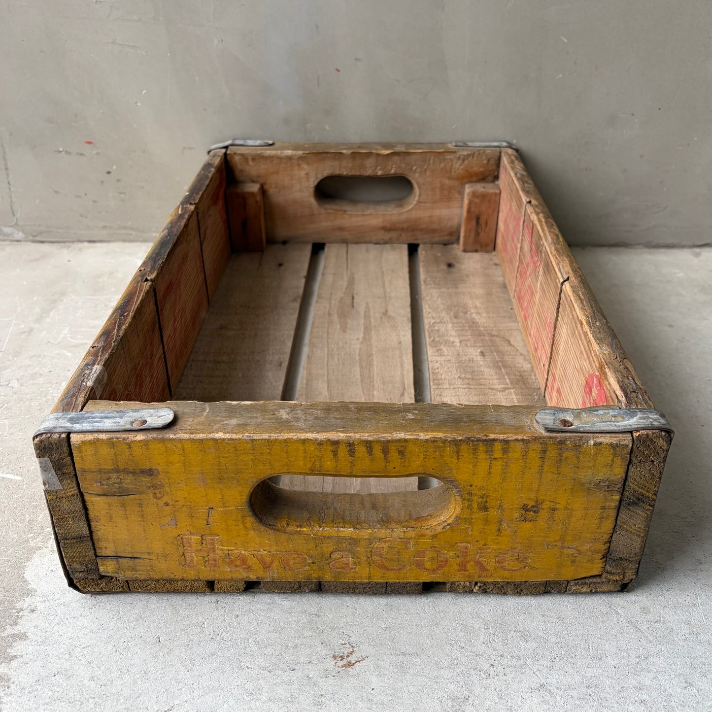 【USA vintage】Coca-Cola Wooden Box