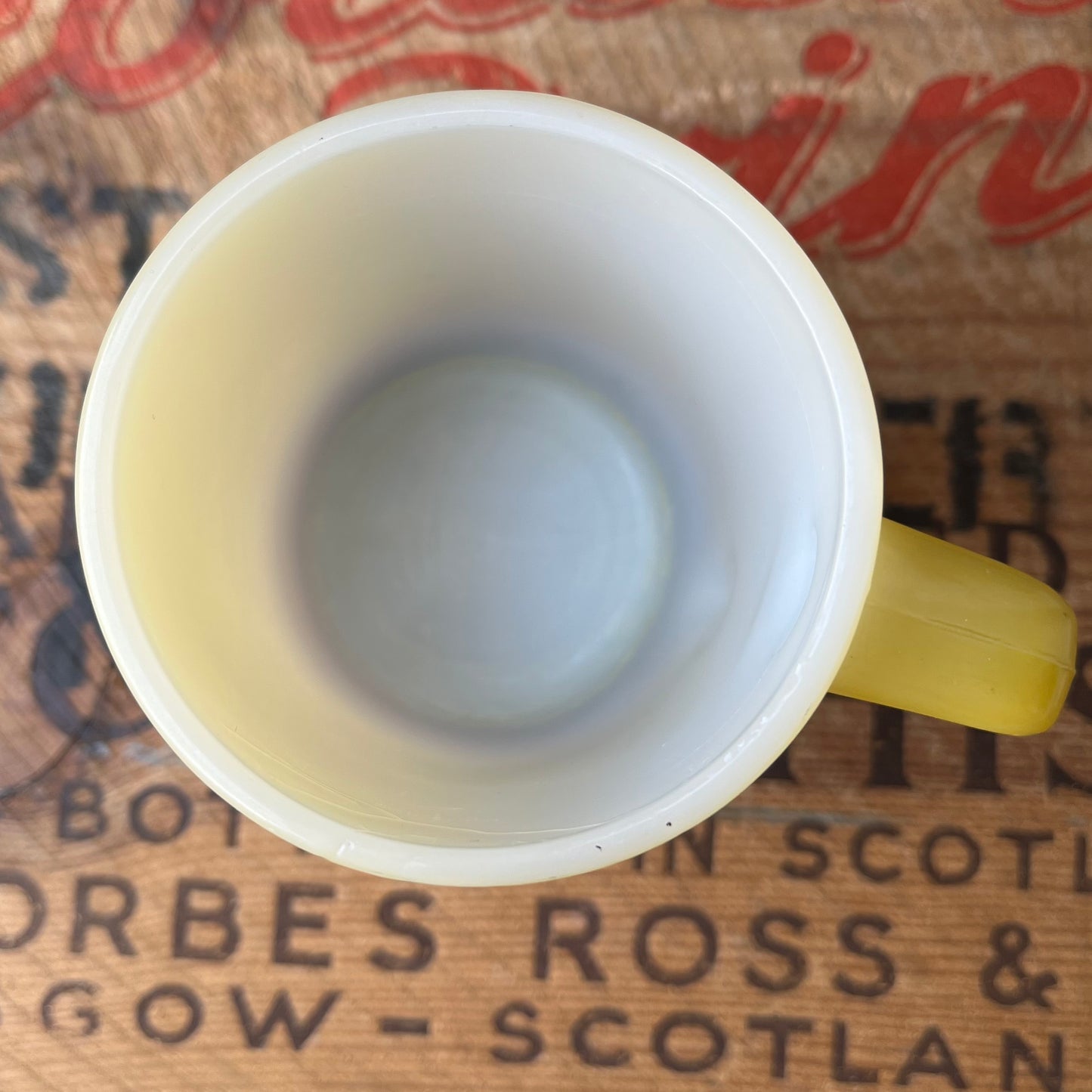 【1960-1976 USA vintage】Fire-King ribbedbottom Mugcup