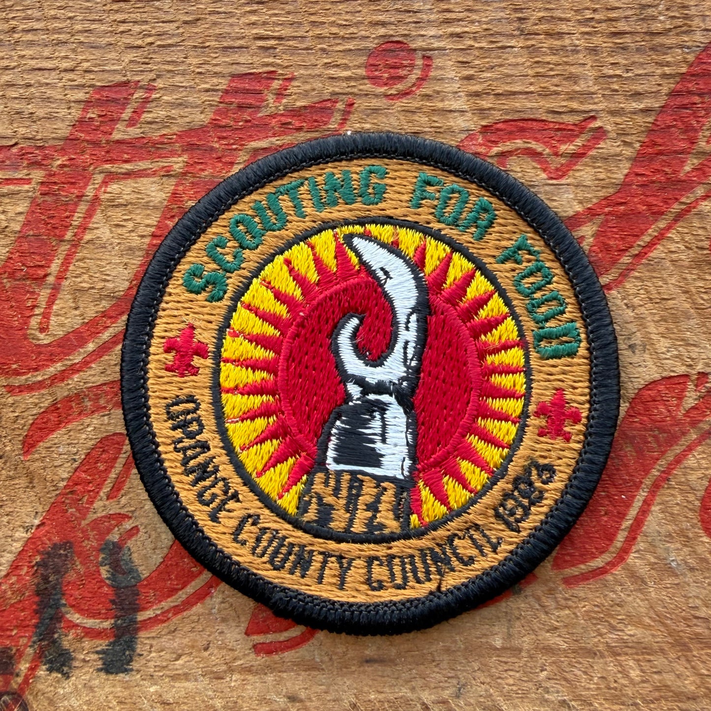 【USA vintage】Boy Scout Scouting For Food Patch