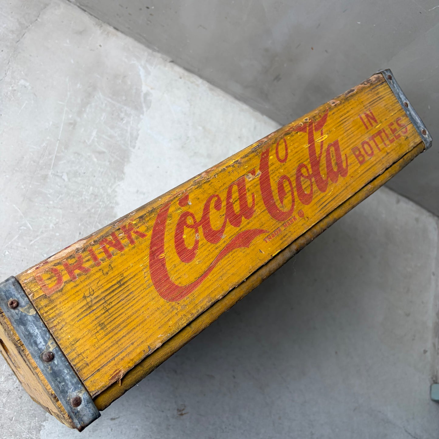 【USA vintage】Coca-Cola Wooden Box