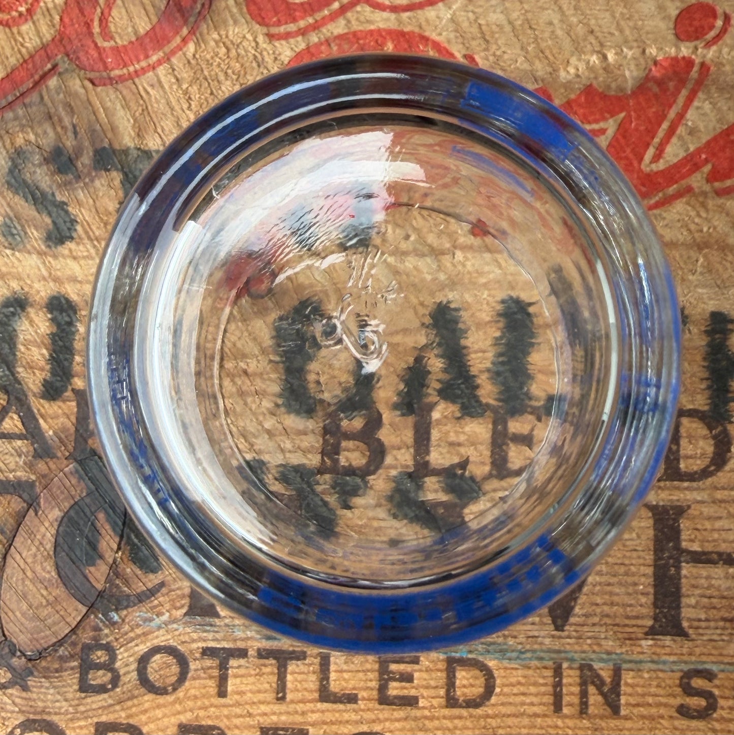 【USA vintage】Bryan's Cleaners & Dyers Glass