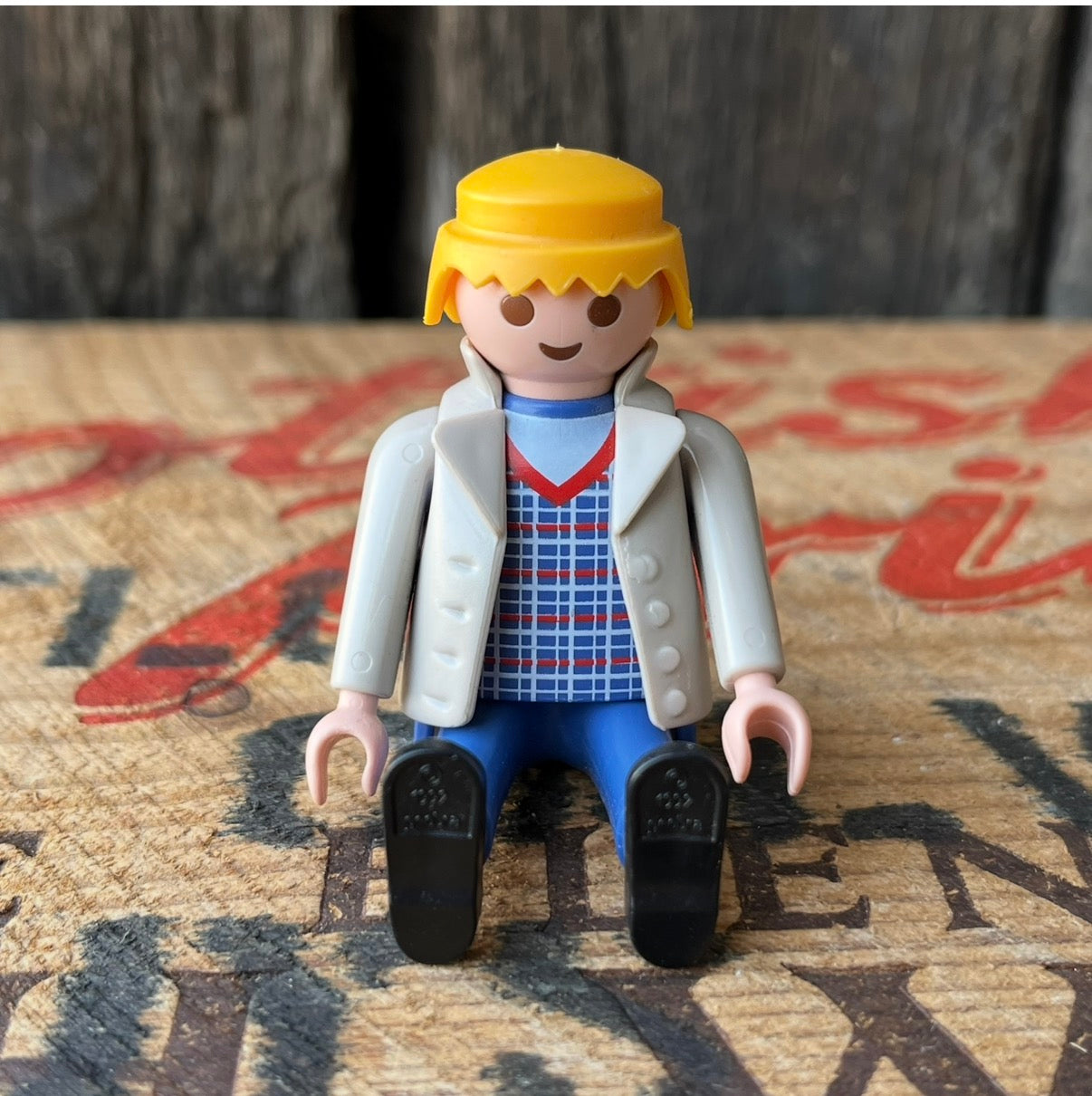 【USA vintage】Playmobil School Bus Driver Figure