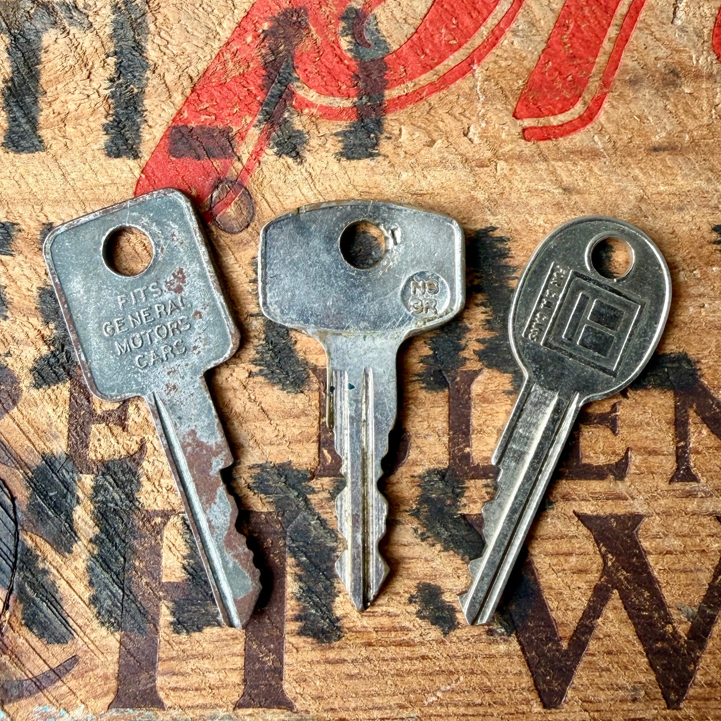 【USA vintage】key set classic cars ②
