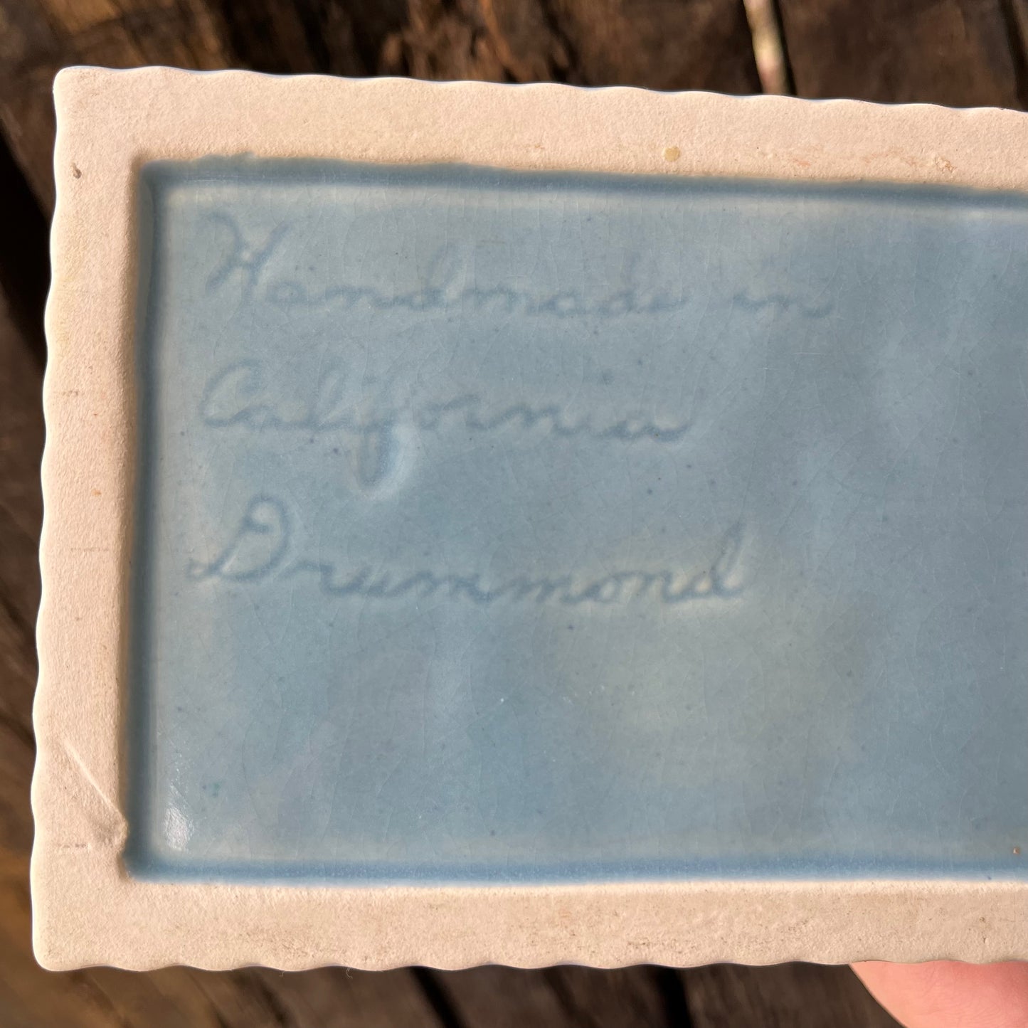 【USA vintage】Pottery Accessory Box