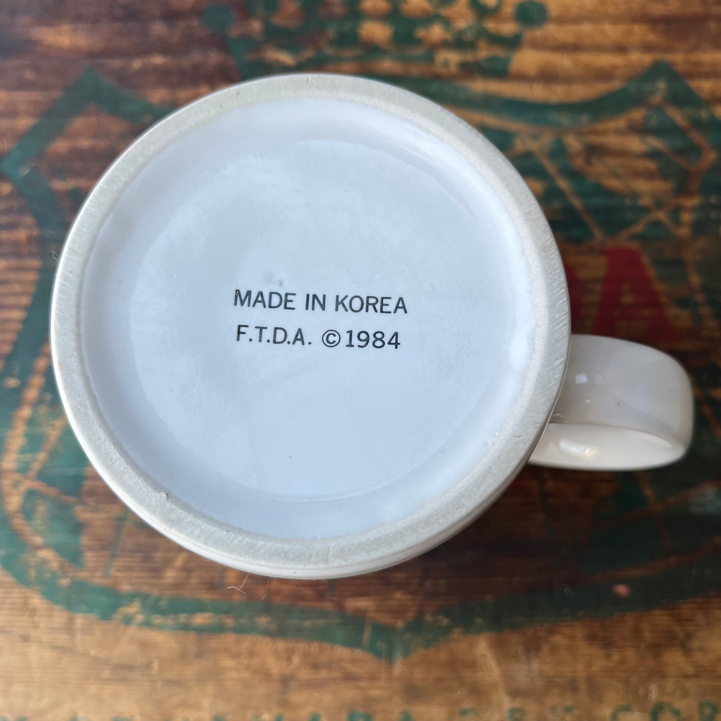 【USA vintage】’84 F.T.D.A. Rainbow Mug